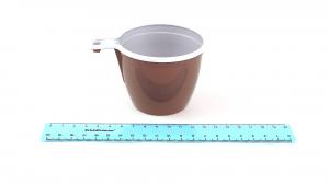 Чашка кофейная коричневая/белая внутри 200мл, Упакс-Юнити (50/1000).1073/1412