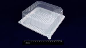 Емкость для тортов Т-214 комплект белое дно+прозрачная крышка (270шт).1727/142b
