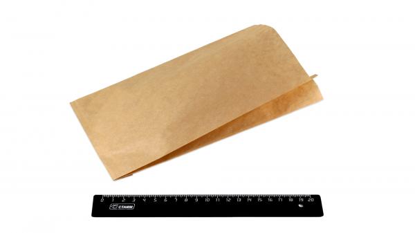Пакет бумажный Крафт 250*140*60мм (100).3830/0654