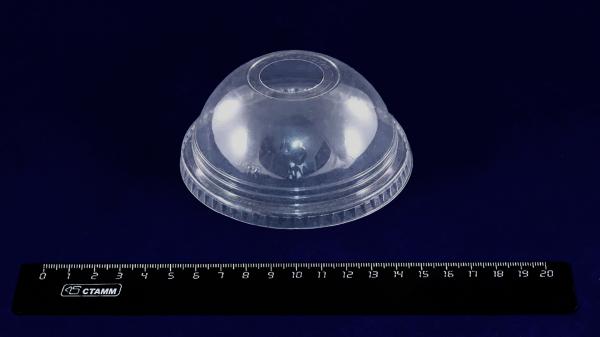Крышка купольная с отверстием для стаканов под смузи, d=95мм, Veggo.70М2/981ve