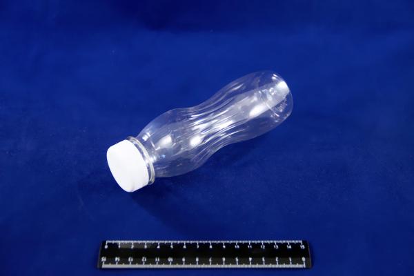 Бутылка ПЭТ 0,25л с крышкой, прозрачная, горло 38мм.1902/1448