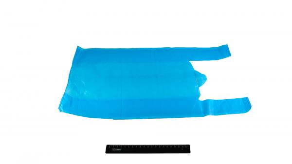 Пакет-майка 30*55 голубой 17мкм (1000).5009/168s