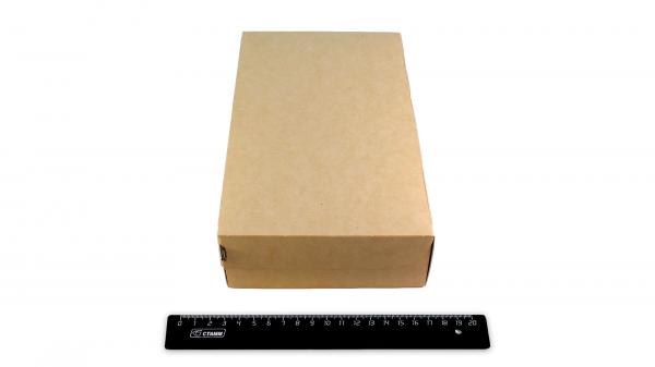 Контейнер крафт (коробка) ламинированный внутри 230мм*140мм*60мм, без окна 1900мл, ECO CAKE 1900 (300шт).28979-11b
