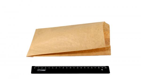 Пакет бумажный Крафт 250*140*60мм (100).3830/0654