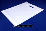 Пакет ПВД белый, с вырубной ручкой 40*50 80мкм, активированный, для шелкографии.5678/02