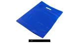 Пакет ПВД синий, с вырубной ручкой 40*50 70мкм, активированный, для шелкографии.5678/090s