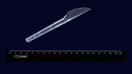 Нож одноразовый пластиковый прозрачный,150мм, Покровский Полимер (200шт).1422/008v