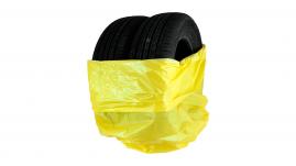Пакет для колёс (для шин) ПНД, желтый, 65/35*109 16-18 (250). 0509/42s