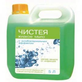 Жидкое мыло с антибактериальным эффектом Чистея, 5л.9866/288Ve
