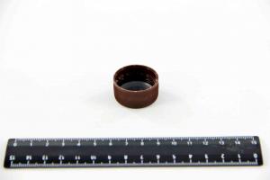Пробка для бутылки ПЭТ, d=28мм, КОРИЧНЕВАЯ.1803/34
