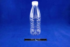 Бутылка ПЭТ 1,0л прозрачная с крышкой, для молока (90шт).001/0М1