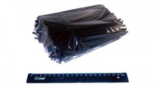 Трубочка коктейльная черная с изгибом 5мм*210мм (250шт).3601/471Z