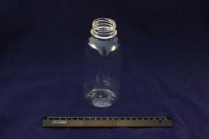 Бутылка ПЭТ 0,25л без крышки, прозрачная, горло 38мм.1902/144bk