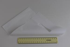 Пакет ПВД белый, с вырубной ручкой 30*40 70мкм, активированный, для шелкографии.5678/01p