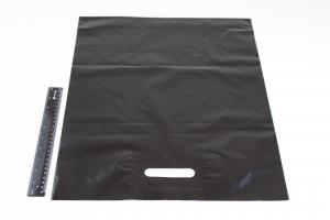 Пакет ПВД черный, с вырубной ручкой 40*50 70мкм, активированный, для шелкографии.5678/02r