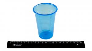 Стакан одноразовый пластиковый синий 200мл, Диапазон (100шт/4000шт).45745my