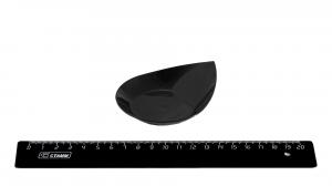 Форма пластиковая фуршетная Капелька (черная) Smart, на 25мл (50шт в упаковке).27759/769-0
