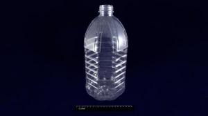 Бутылка ПЭТ 5л прозрачная, горло 38мм.1903/156
