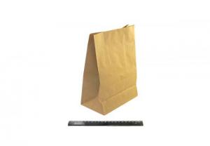 Пакет бумажный 290*180*105мм крафт, без ручек, с прямоугольным плоским дном (50гр/м).755245/0105