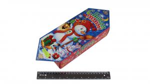 Коробка для новогодних подарков Снеговичок, на 0,7кг.4989/01s