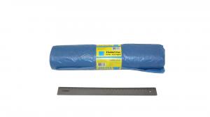 Мешок мусорный 120 л. (15рул/1м) голубой ЭКСТРА /ПрайдЭ, 3036/115-uds