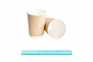 Стакан бумажный  ГН 350/430 мл. КРАФТ 2-хслойный (25/400) 9987/351-uds