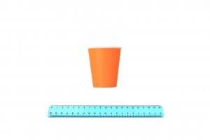 Стакан бумажный 250 мл. ОРАНЖЕВЫЙ (50/1000) 9987/36-uds