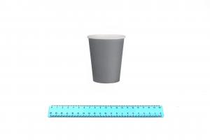 Стакан бумажный 350 мл. СЕРЫЙ (50/1000) 9987/39-uds