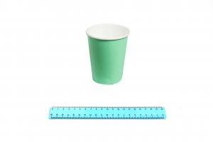 Стакан бумажный ГН 350/430 мл. мятный (50шт/800).9987/514-uds