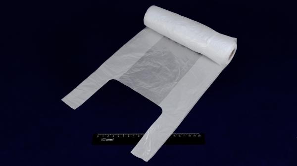 Пакет-майка РУЛОН 25*45-10 прозрачная (в рулоне 500шт).0503/3899-П