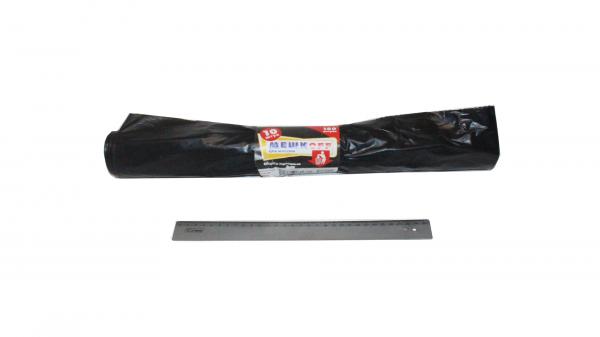 Мешок мусорный 180 л. (10шт/12рул) черный ПВД  МЕШКОFF  особо прочный 08501100050, 3046/06-uds