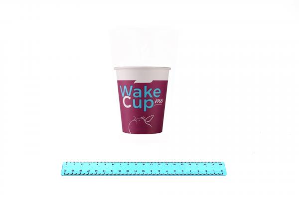 Стакан бумажный 165мл, д=70, Wake Me Cup  (100шт/30уп)   НВ70-195 (7216), шт