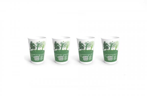 Стакан бумажный 300 мл. Сохрани лес микс 2х.сл. (25шт/24уп) DW12/ 6048.7009/214-uds