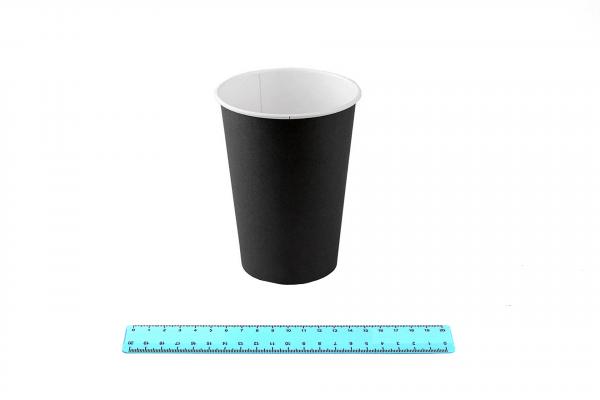 Стакан бумажный  ГН 400/550 мл. ЧЕРНЫЙ (50/800).9987/238-uds