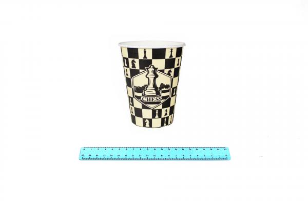 Стакан бумажный  ГН 400/550 мл. Шах и Мат (50/800).9987/358-uds