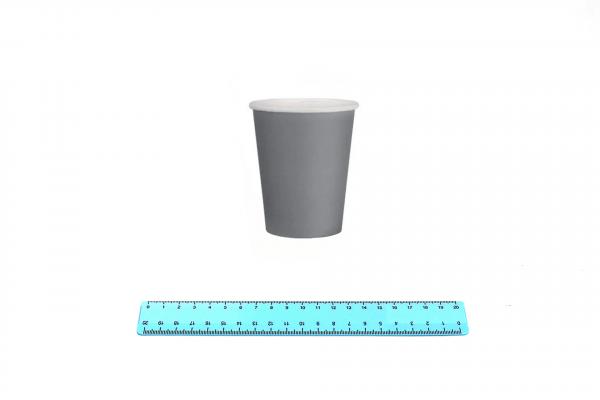 Стакан бумажный 350 мл. СЕРЫЙ (50/1000) 9987/39-uds