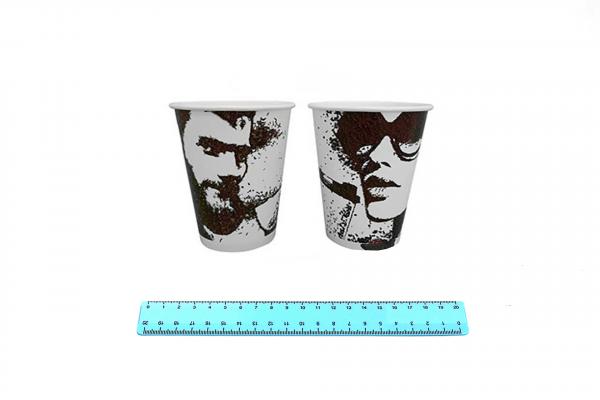 Стакан бумажный ГН  350/430 мл. Силуэты (50шт/800).9987/516-uds