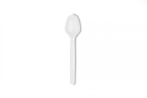 Ложка чайная белая 125 мм. (100/2000) ВЗЛП 4003Б.111/05-uds
