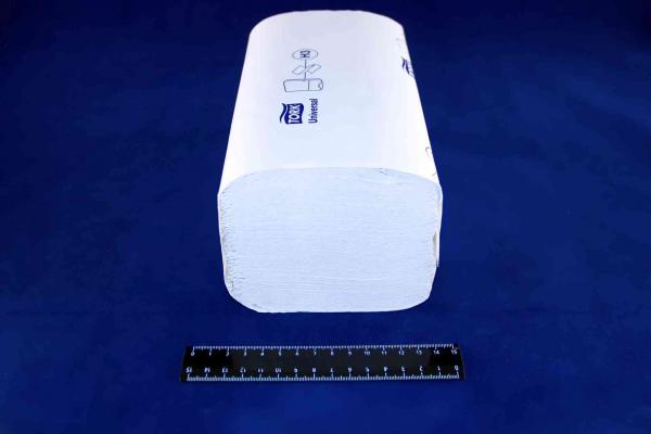 Полотенце бумажное "TORK Universal"белое, однослойное ZZ-сложения, 250 листов (20).31635/2