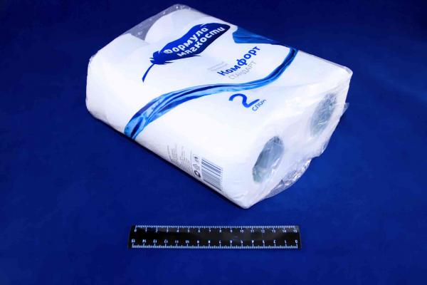 Полотенца бумажные Формула мягкости, Комфорт, Стандарт, 2 слоя (2 рулона).7031/3166