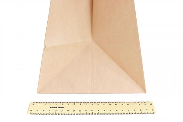 Пакет бумажный с плоскими ручками КРАФТ 370*320*200 (70гр/м).755М201