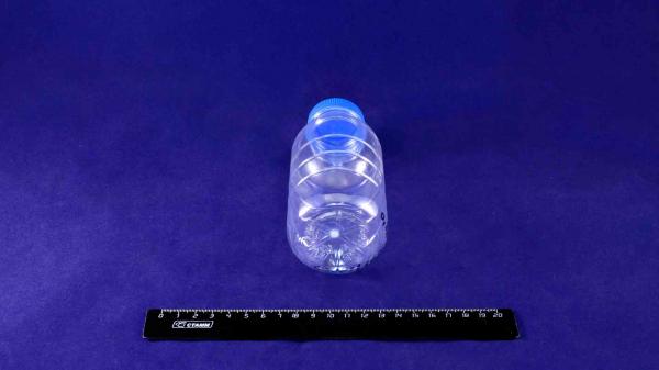 Бутылка ПЭТ 0,3л с крышкой 38мм, прозрачная (100шт).1902/1448L