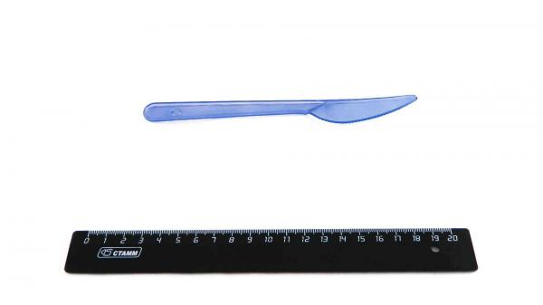 Нож одноразовый пластиковый синий (48шт).1422/008-S