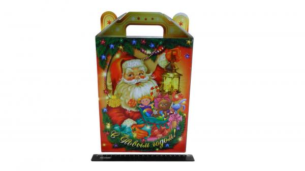 Коробка для новогодних подарков "Подарок Деда Мороза" на 2кг.4003/23-PP