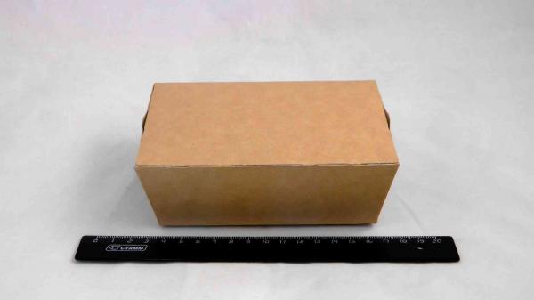 Контейнер крафт (коробка) ламинированный внутри 150мм*115мм*50мм, без окна, на 600мл.28979-11