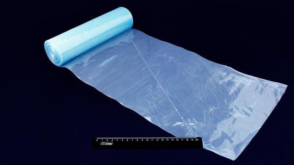 Кондитерский мешок в ролике, голубой, 53см ПВД трёхслойный (100шт).16720rol