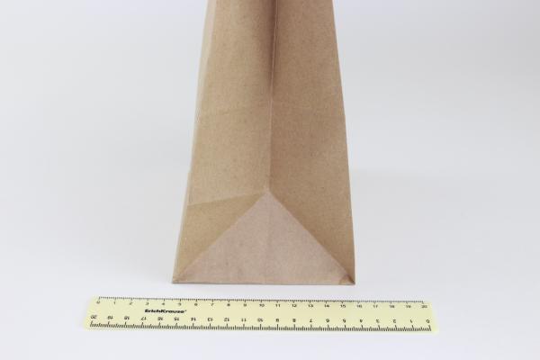 Пакет бумажный 290*180*120мм крафт, без ручек, с прямоугольным плоским дном (70гр/м).755245/01