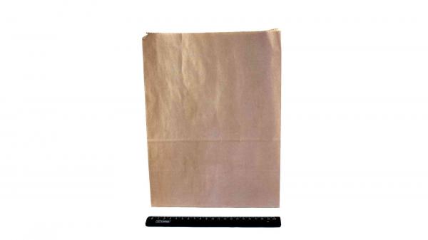 Пакет бумажный 290*220*120мм крафт, без ручек, с прямоугольным плоским дном (70гр/м).75524/99