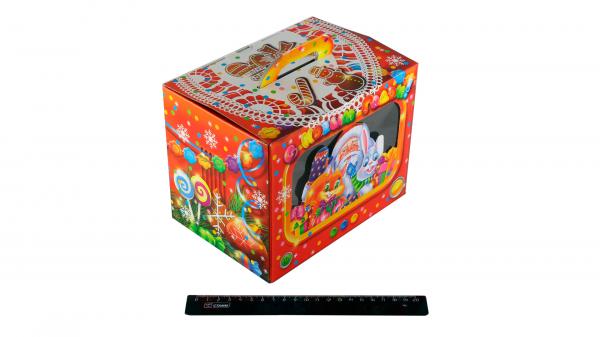 Коробка для новогодних подарков "Телевизор маленький", на 2кг.9448/Z18
