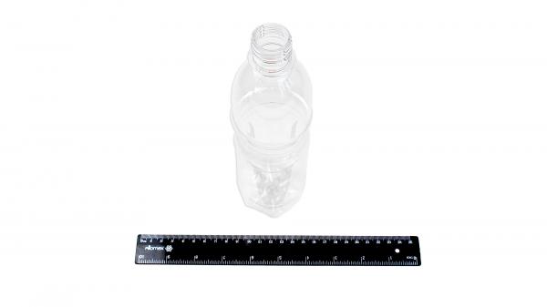 Бутылка ПЭТ 0,5л прозрачная (100шт).1902/144-3